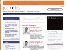 Tablet Screenshot of jisc.cetis.ac.uk
